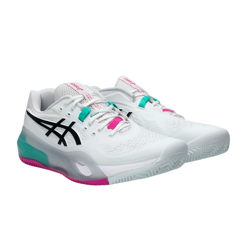Zapatillas Asics Gel-Resolution X Clay White/Aurora Green 2026