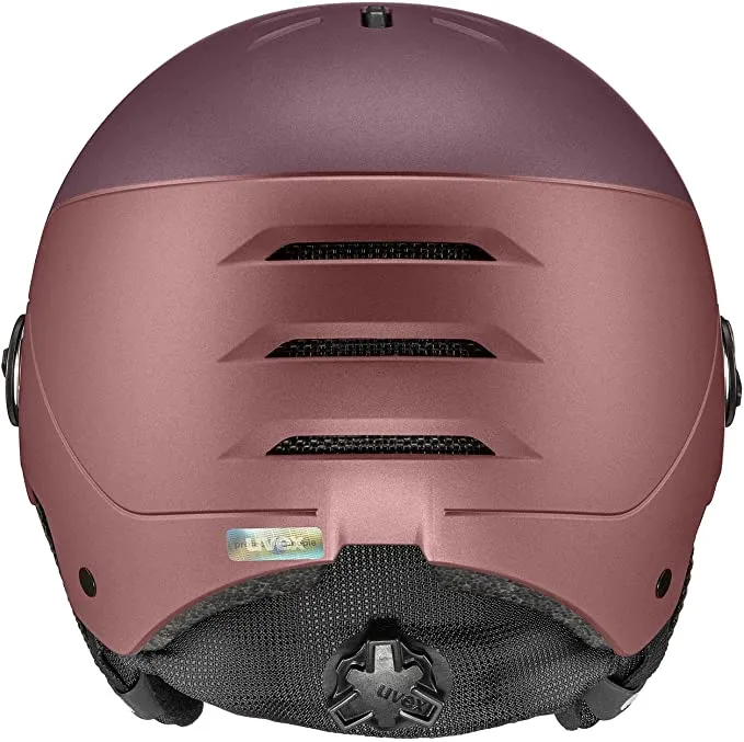 uvex WANTED VISOR Ski-Snowboardhelm bramble-antique rose mat Unisex