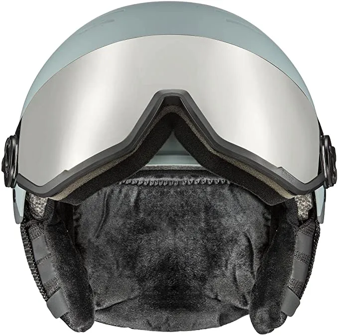 uvex WANTED VISOR Ski-Snowboardhelm glacier-rhino mat Unisex
