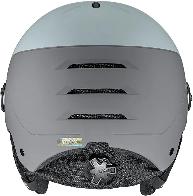 uvex WANTED VISOR Ski-Snowboardhelm glacier-rhino mat Unisex