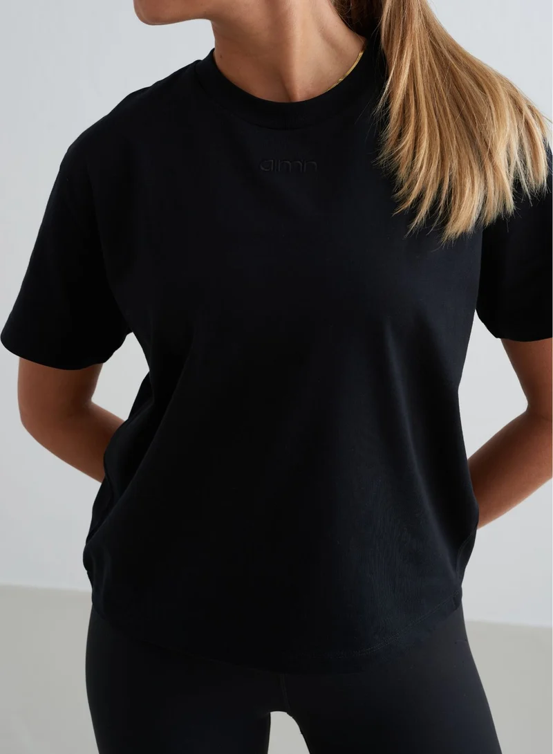 Black Boxy T-shirt