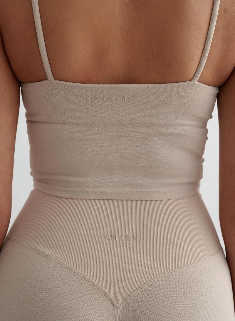 Clay Shape Seamless Strap Singlet