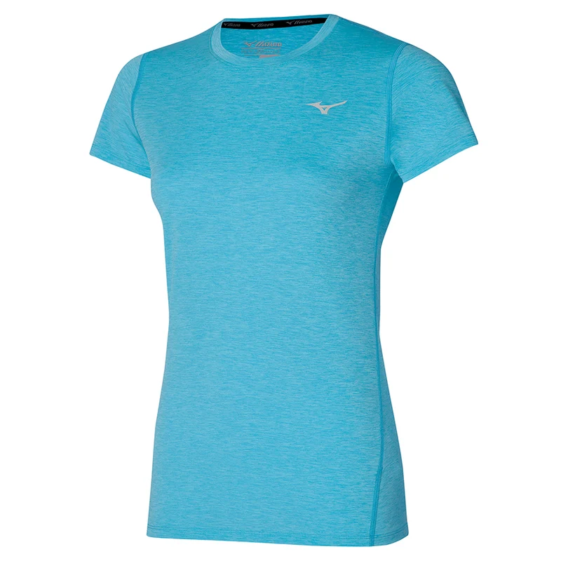 Mizuno Shirt Impulse Core T-Shirt Dames Blauw