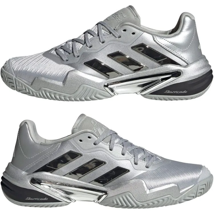 Adidas Tennisschoen Padelschoen Barricade 13 Heren Zilver