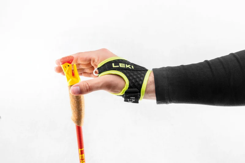 Leki ULTRATRAIL FX. ONE Trailrunningstöcke bright red-neonyellow-natural carbon Unisex