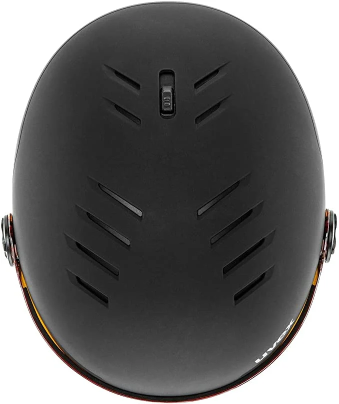 uvex WANTED VISOR Ski-Snowboardhelm black mat Unisex