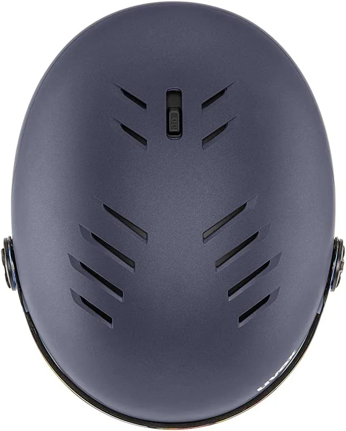 uvex WANTED VISOR Ski-Snowboardhelm navy mat Unisex