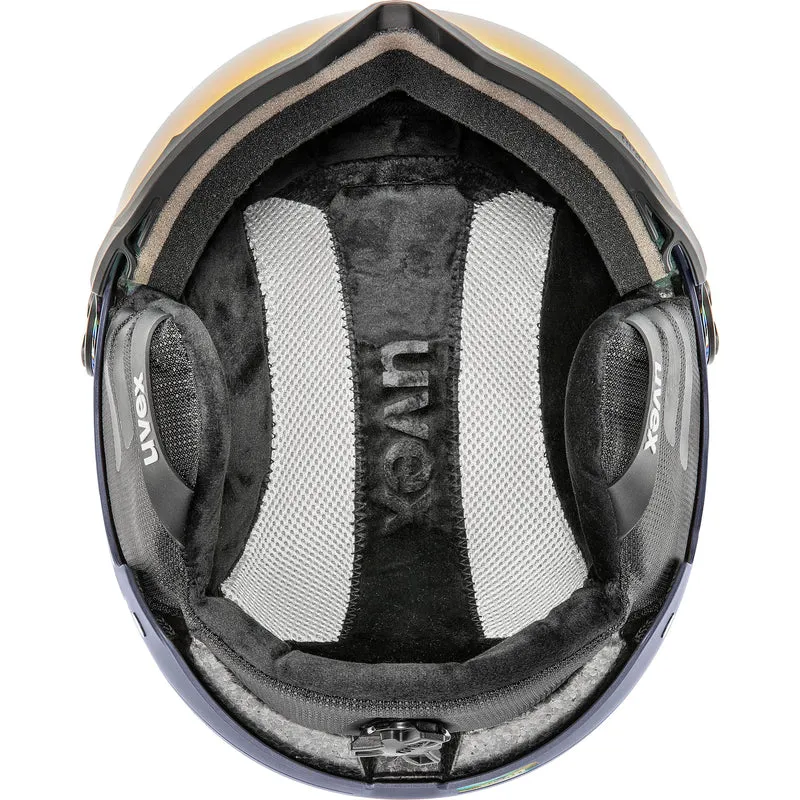 uvex WANTED VISOR Ski-Snowboardhelm navy mat Unisex