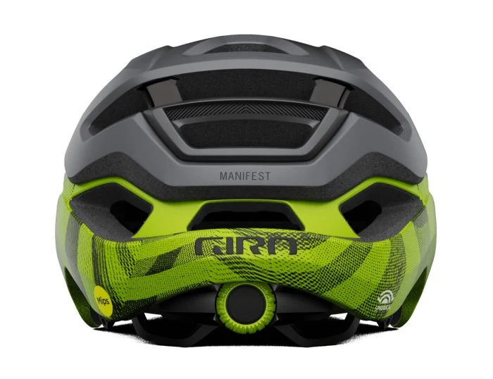 Giro MANIFEST SPHERICAL MIPS Fahrradhelm matte met black ano lime Herren