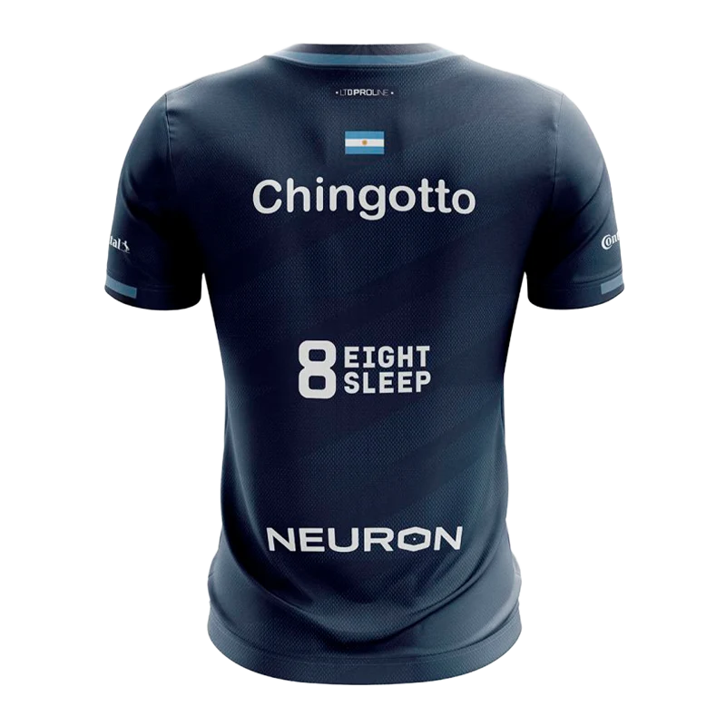 Camiseta Bullpadel Prior Fede Chingotto Azul Marino 2026
