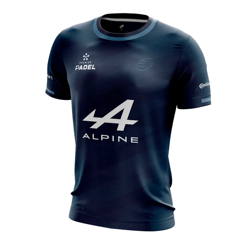Camiseta Bullpadel Prior Fede Chingotto Azul Marino 2026