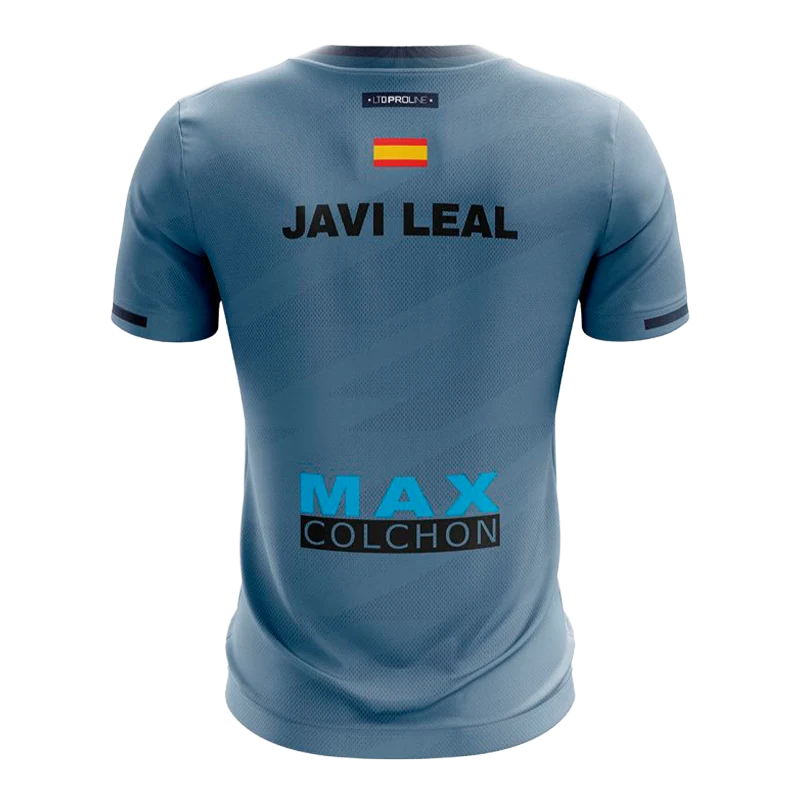 Camiseta Bullpadel Prior Javi Leal Azul Atómico Vigore 2026