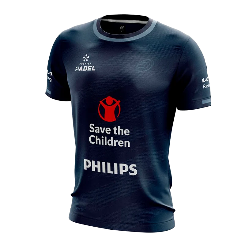 Camiseta Bullpadel Prior Martín Di Nenno Azul Marino 2026