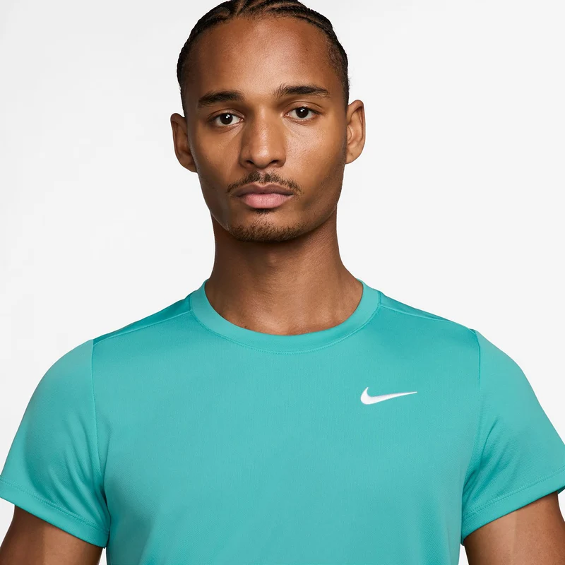 Court Victory Dry T-Shirt Herren - türkis, weiß