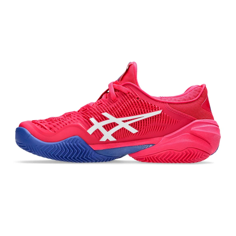Court FF 3 Sandplatzschuh Damen - berry, weiß