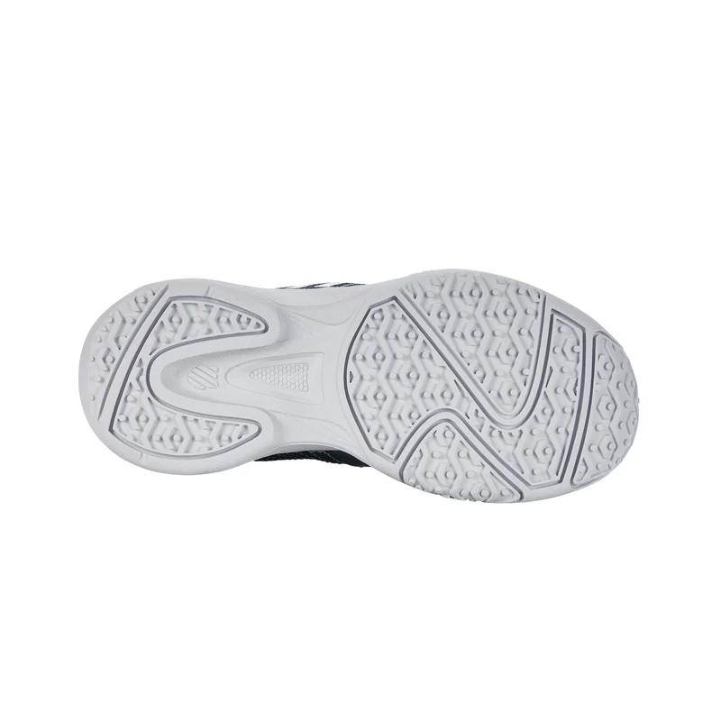 Court Express Omni Allcourtschuh Kinder-Petrol,Weiß