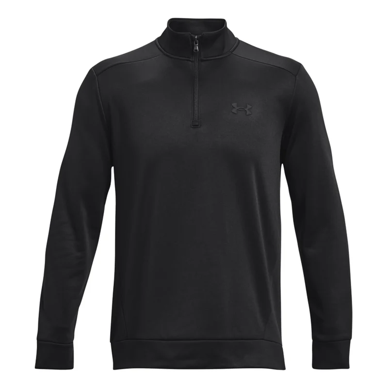 Quarter Half-Zip Longsleeve Herren-Schwarz