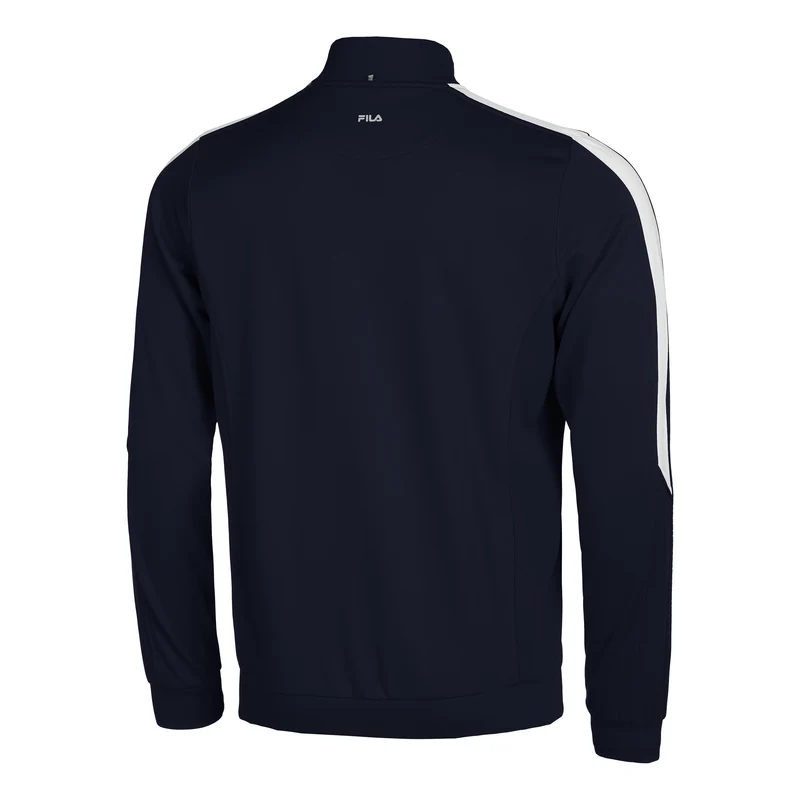 Jacket Manuel Trainingsjacke Herren - dunkelblau, weiß