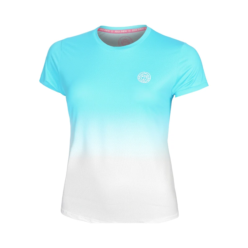 Crew Gradiant T-Shirt Mädchen-Türkis,Weiß