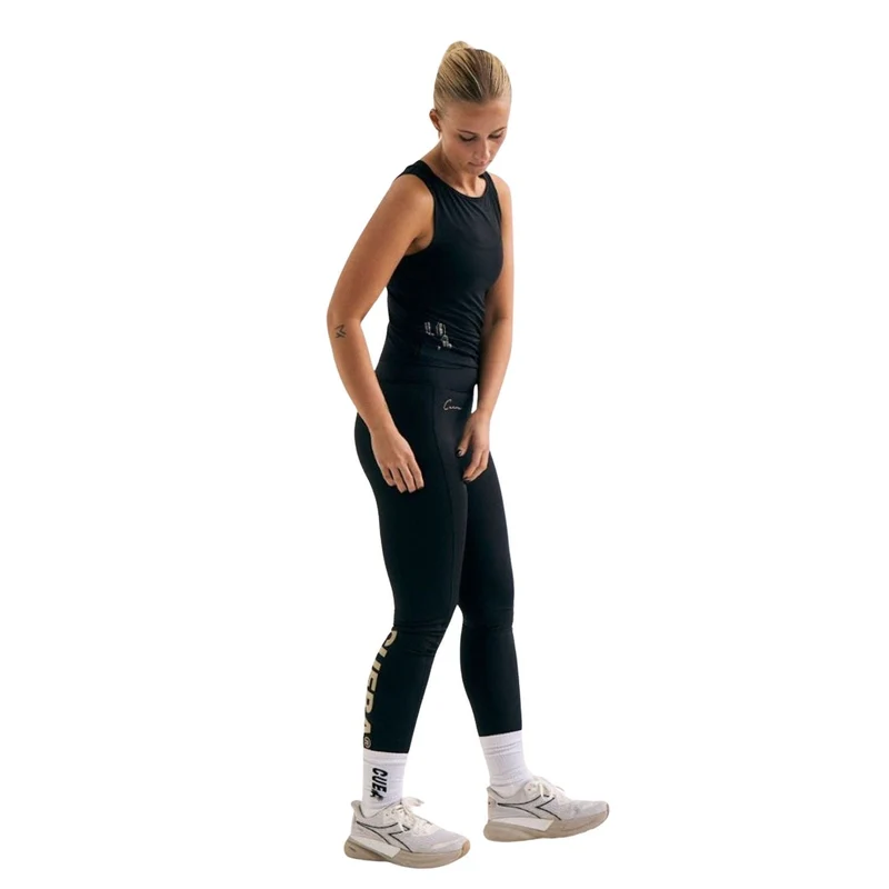 Cuera Active Logo Tights Long Black