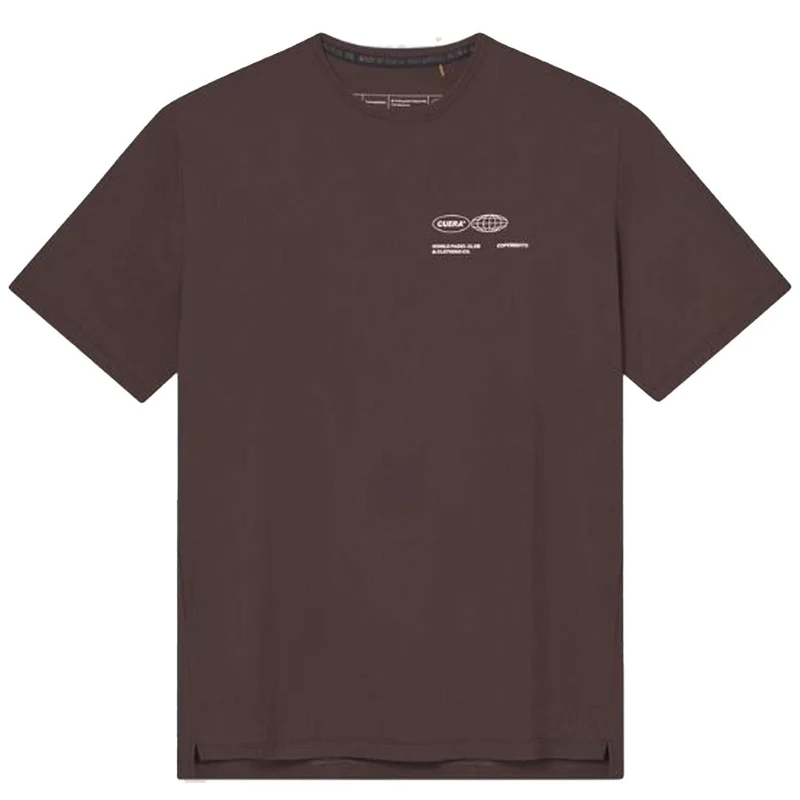 Cuera Oncourt Airy Logo T-Shirt Dark Brown