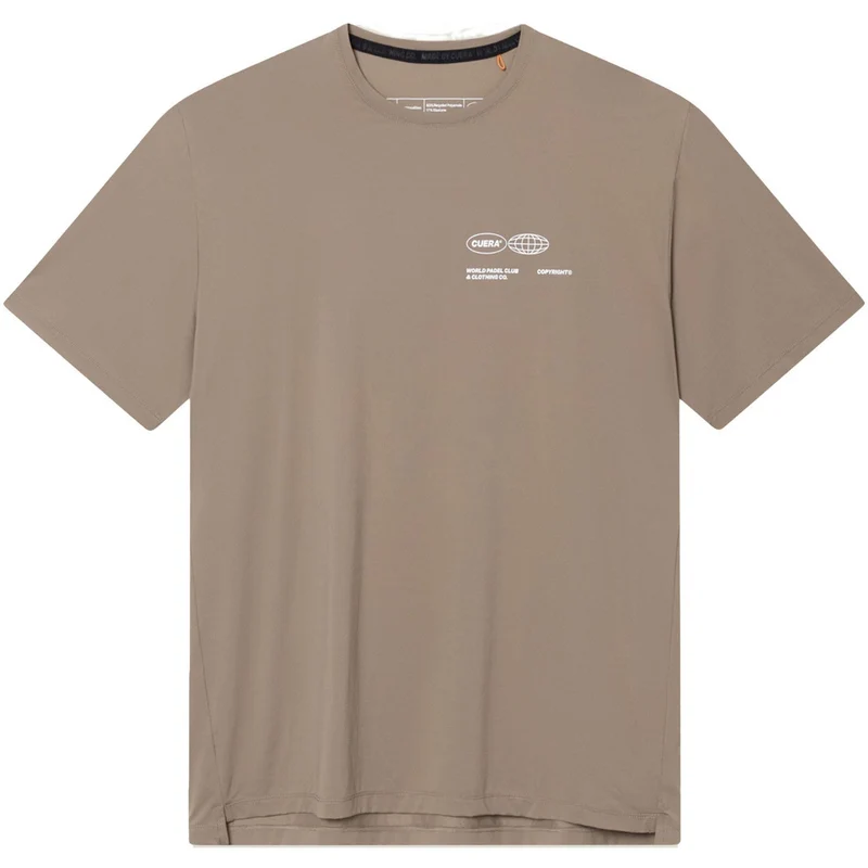 Cuera Oncourt Airy Logo T-Shirt Walnut