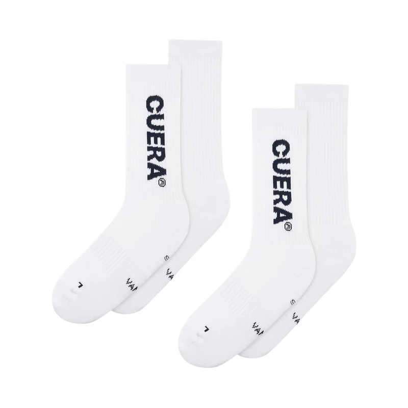 Cuera Padel Socks (2 Pack) White/Navy
