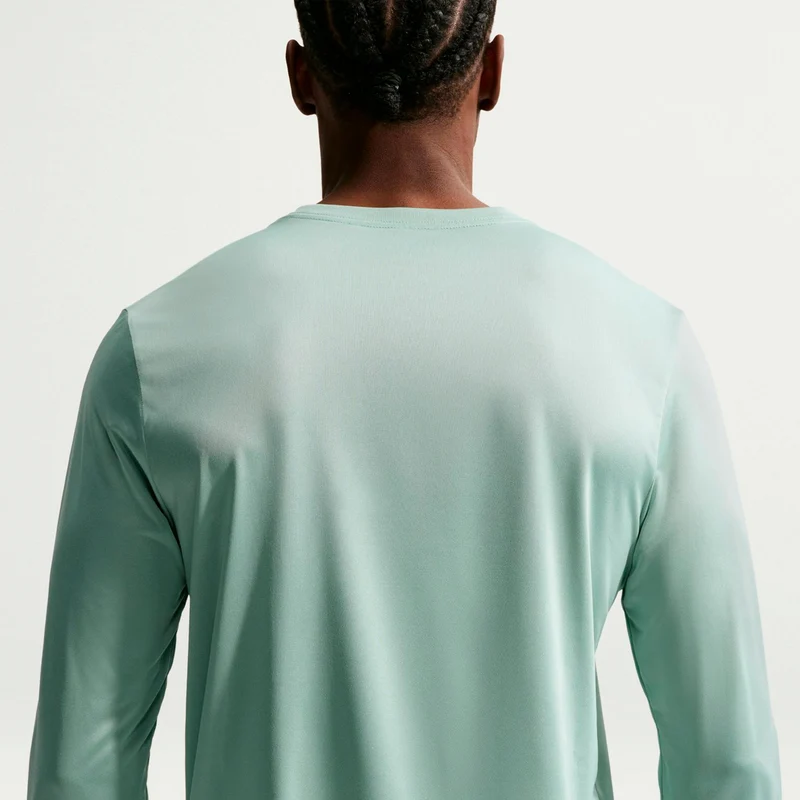 Dri-Fit Longsleeve Herren - graugrün, schwarz