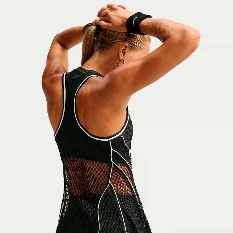 Court Slam Kleid Damen - schwarz