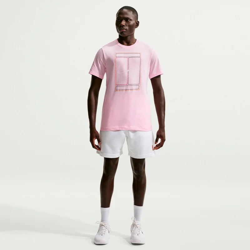 Court Heritage T-Shirt Herren-rosa