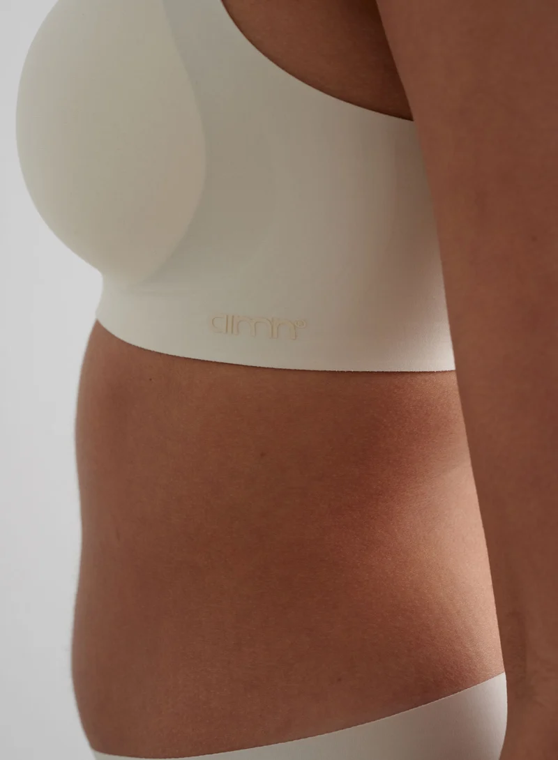 Almond White Soft Bra