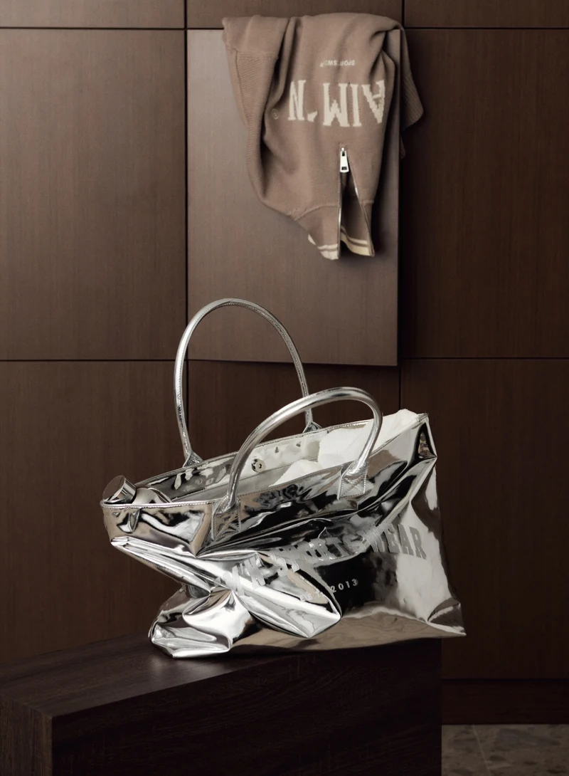 Chrome Tote Bag