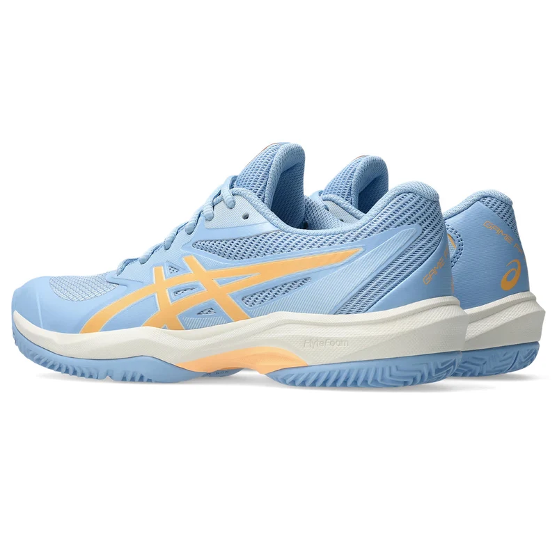 Asics Padelschoen Game FF Padel Dames Blauw Oranje