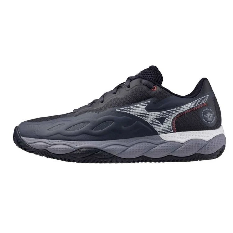 Mizuno Tennisschoen Padelschoen Wave Enforce Court CC Heren Antraciet