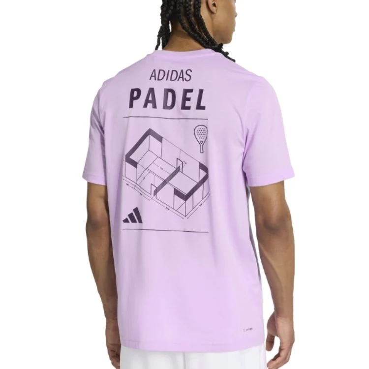Adidas T-Shirt Padel Graphic Tee Paars