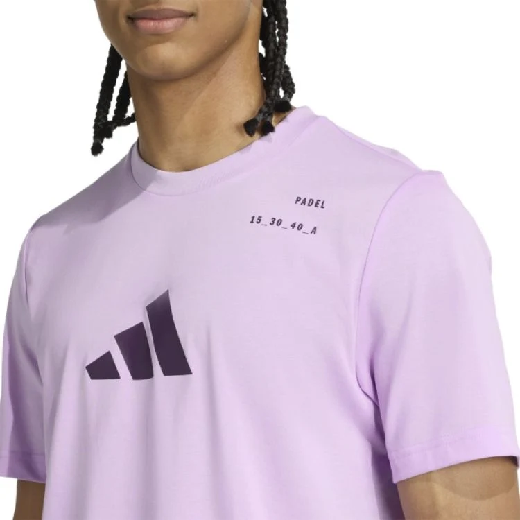 Adidas T-Shirt Padel Graphic Tee Paars