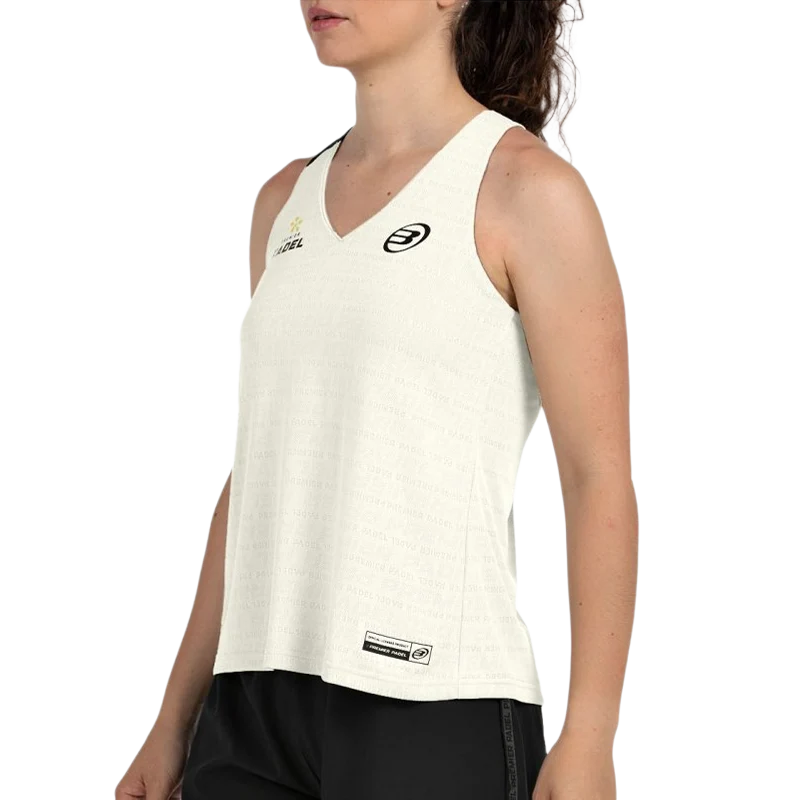 Camiseta Bullpadel Piura Crudo Mujer 2026
