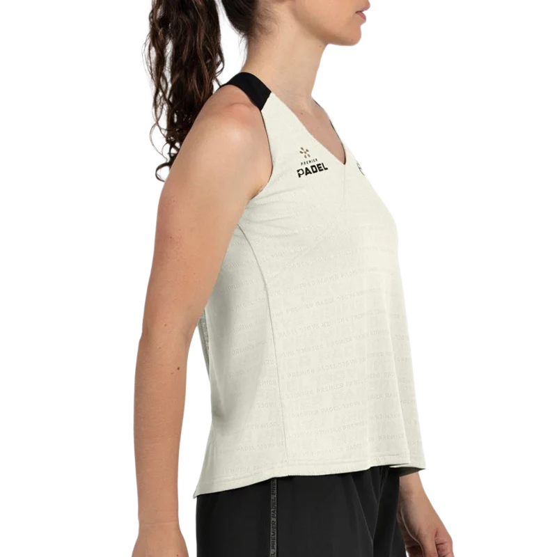 Camiseta Bullpadel Piura Crudo Mujer 2026