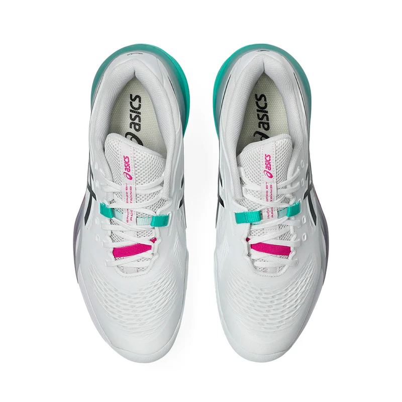 ASICS GEL-RESOLUTION X Clay White/Green SS26 (Zapatillas)