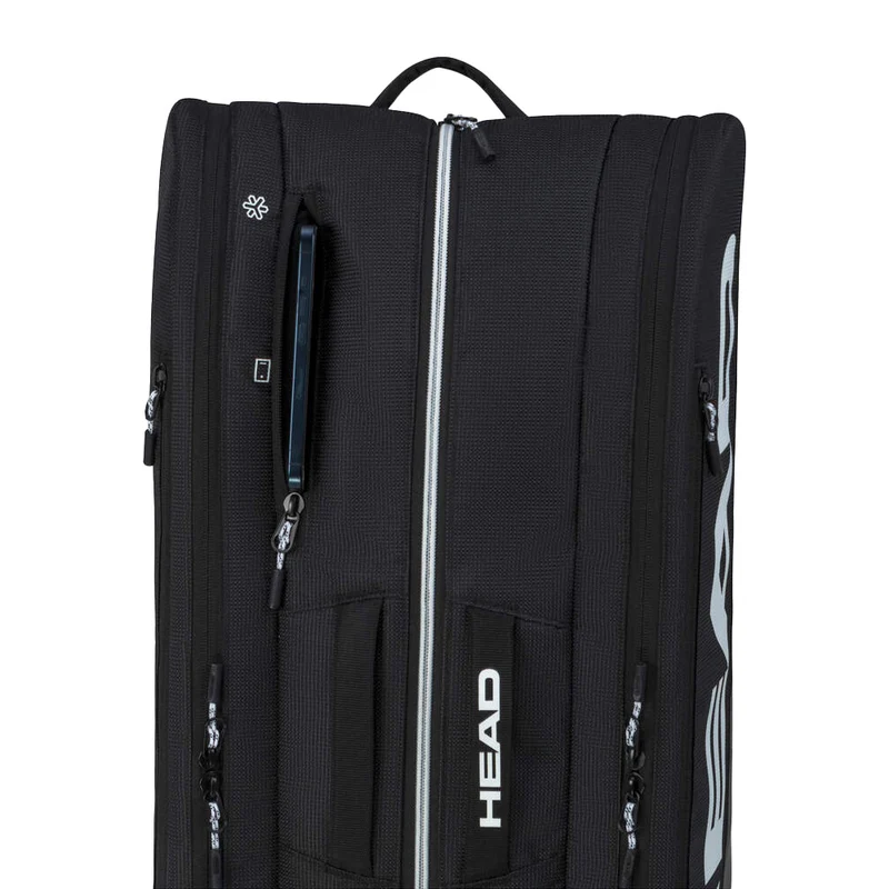 HEAD TOUR Padel Bag L 2026 Negro (Paletero)