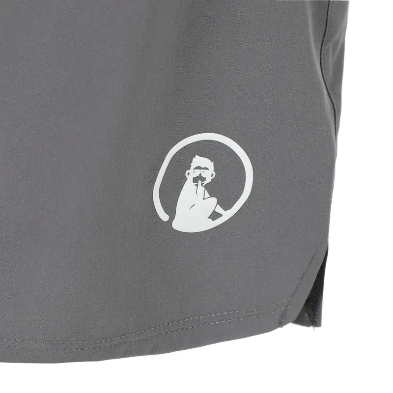 Challenger 2in1s 7in Shorts Herren - grau, weiß