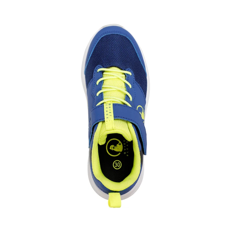 Courtstyler Velcro Allcourtschuh Kinder-Blau,Gelb