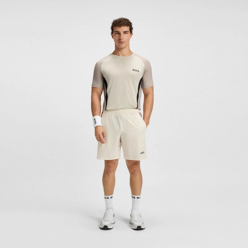 Matchball T-Shirt Herren-creme