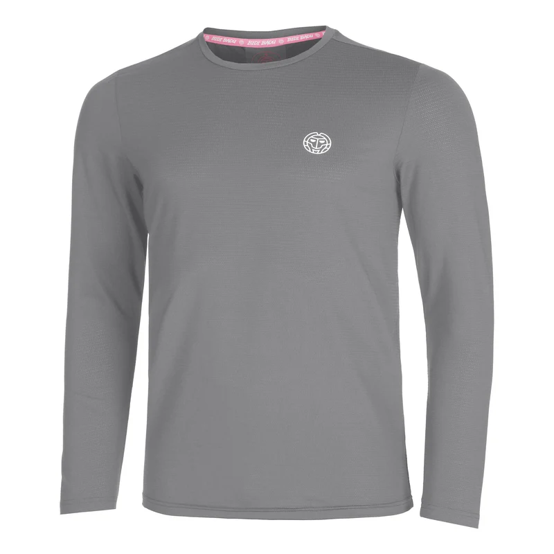 Crew Roundneck Longsleeve Herren-Grau