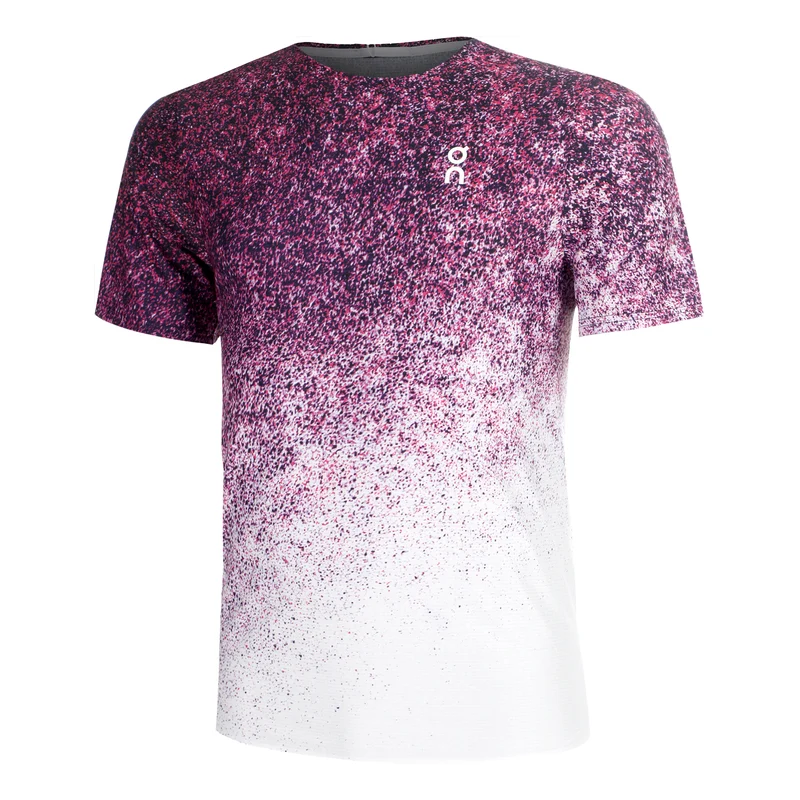 Court Fade T-Shirt Herren - lila, weiß