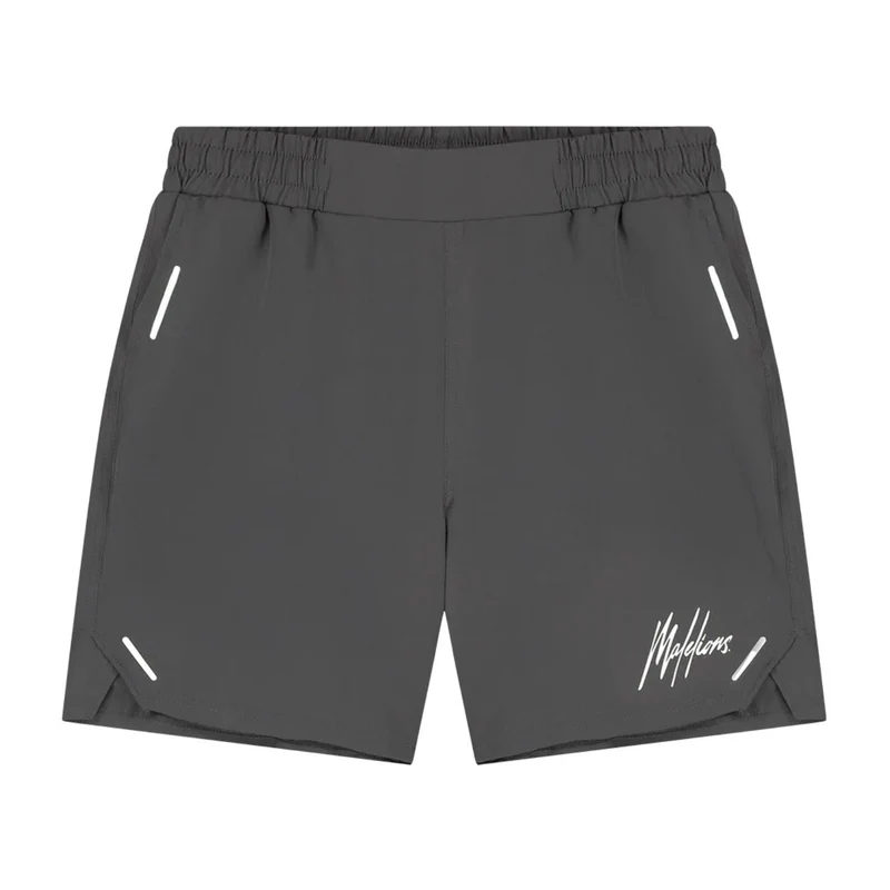 Malelions Sport Pique Shorts Charcoal