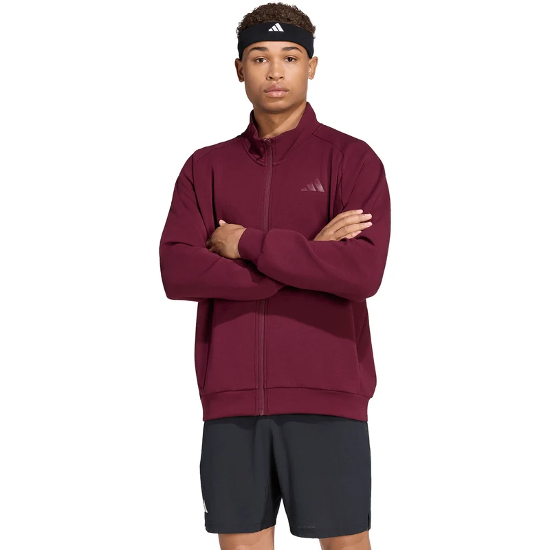 Adidas Cover Up Jacket Maroon
