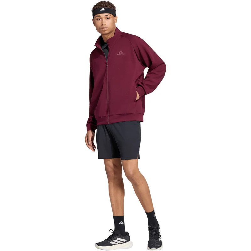 Adidas Cover Up Jacket Maroon