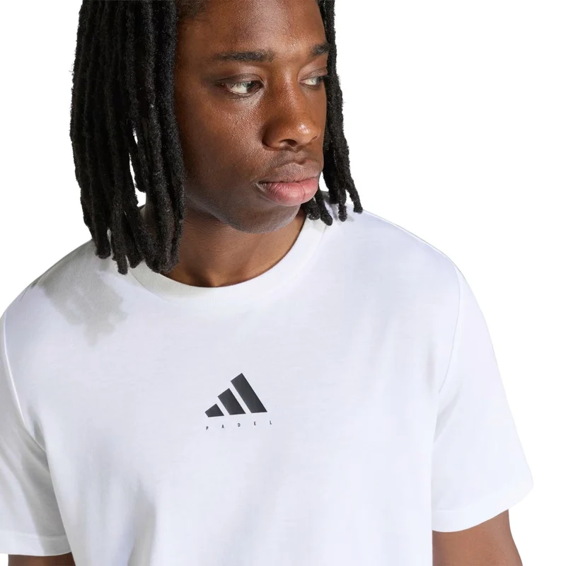 Adidas Graphic Tee Padel White