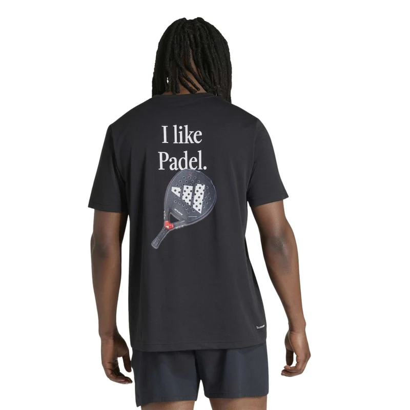 Adidas Graphic Tee Padel Black
